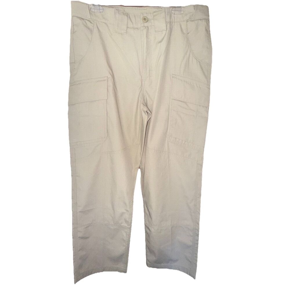 Under Armour Pants Mens 34x30 Beige Storm Enduro Cargo Ripstop Tactical Hiking